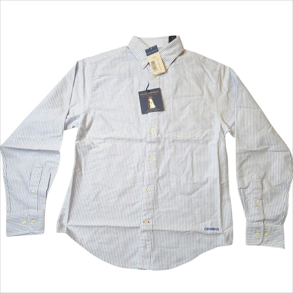 Daniel Cremieux Youth Boys Button-Up Long Sleeve Dress Shirt Size 14